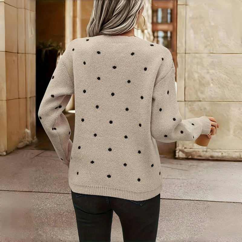 NINA - Pull en maille à pois