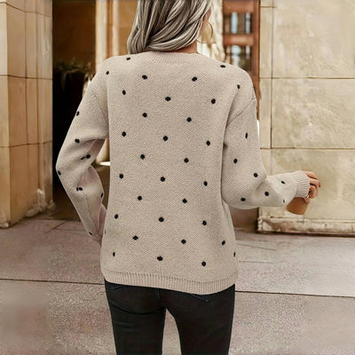 NINA - Pull en maille à pois