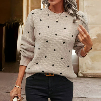 NINA - Pull en maille à pois