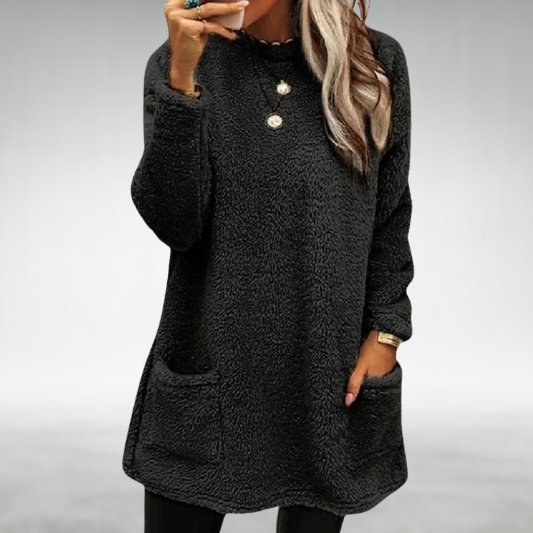 NORA - Fleece-Pullover mit Taschen