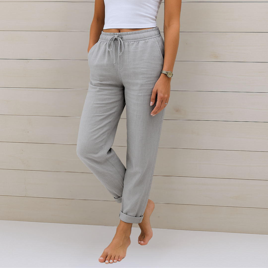 MAYLORA - Premium atmungsaktive Leinen-Stretchhose
