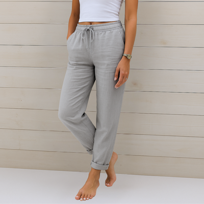 MAYLORA - Premium atmungsaktive Leinen-Stretchhose