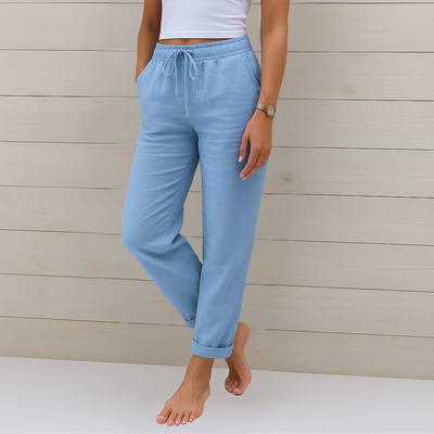 MAYLORA - Premium atmungsaktive Leinen-Stretchhose