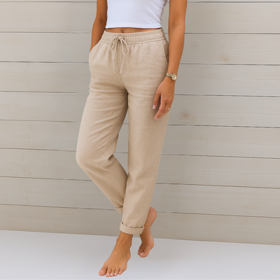 MAYLORA - Premium atmungsaktive Leinen-Stretchhose