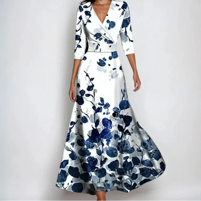 EMILY - Luxuriöses Blumenmaxikleid