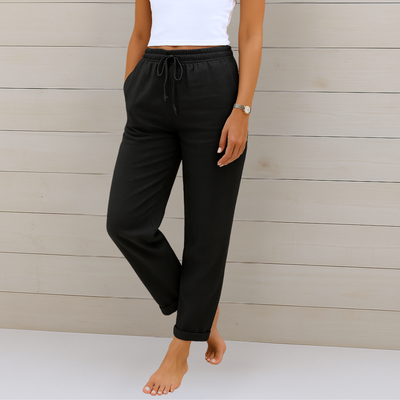 MAYLORA - Premium atmungsaktive Leinen-Stretchhose