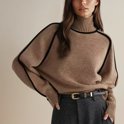 AMANDA - Stilvoller Rollkragenpullover