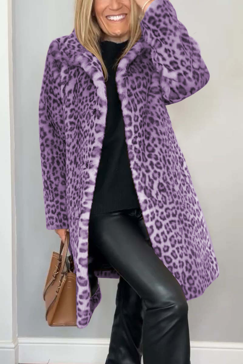 LIZZIE - Leopardprint Mantel