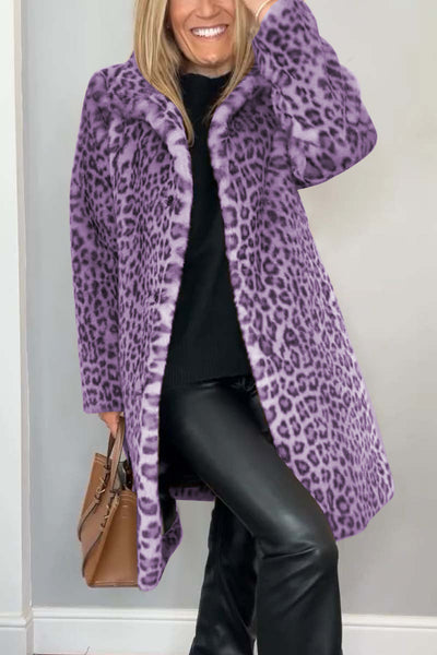 LIZZIE - Leopardprint Mantel