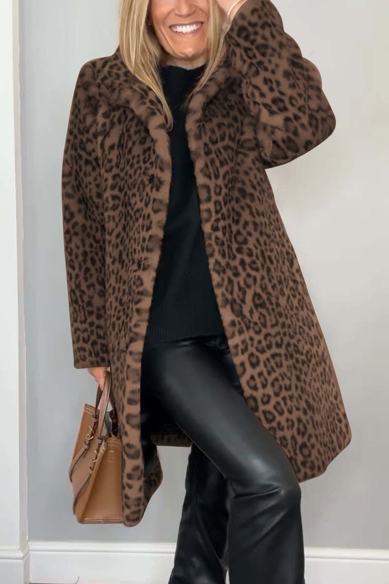 LIZZIE - Leopardprint Mantel