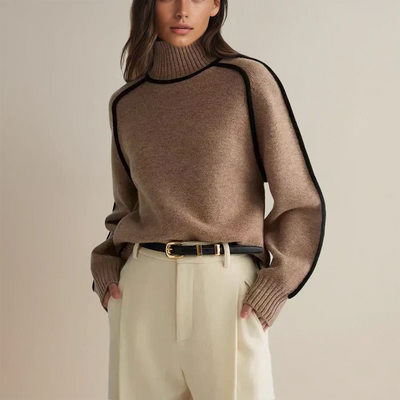 AMANDA - Stilvoller Rollkragenpullover