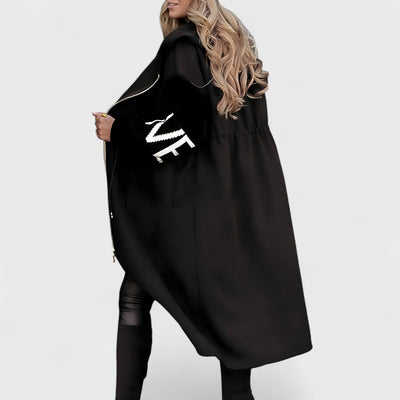 ROSANA - Eleganter Mantel mit Kapuze