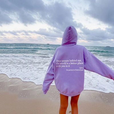 FEMMEHAUS DEAR PERSON BEHIND ME HOODIE