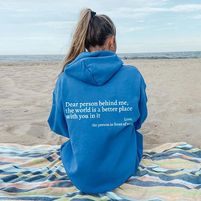 FEMMEHAUS DEAR PERSON BEHIND ME HOODIE