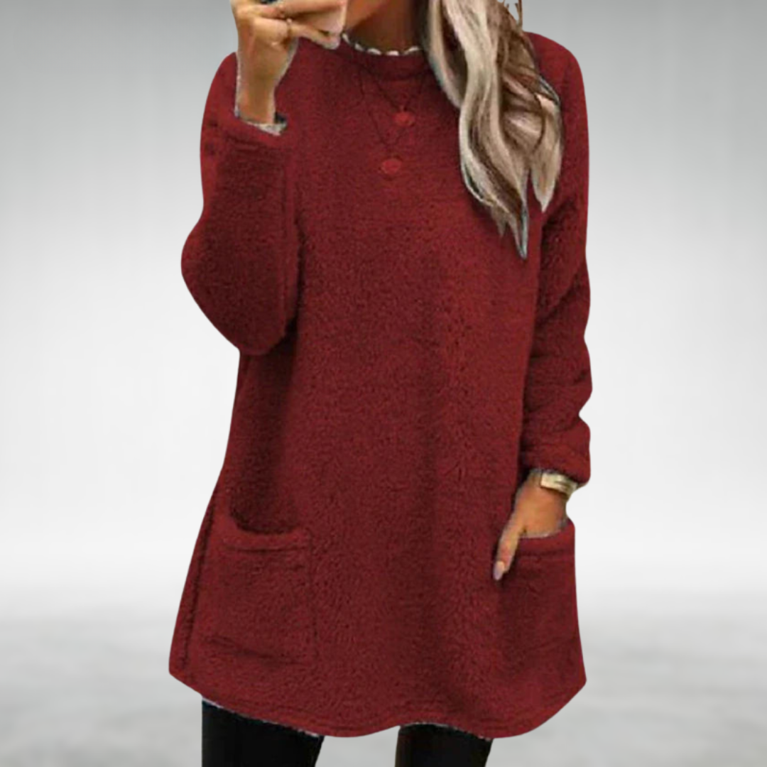 NORA - Fleece-Pullover mit Taschen