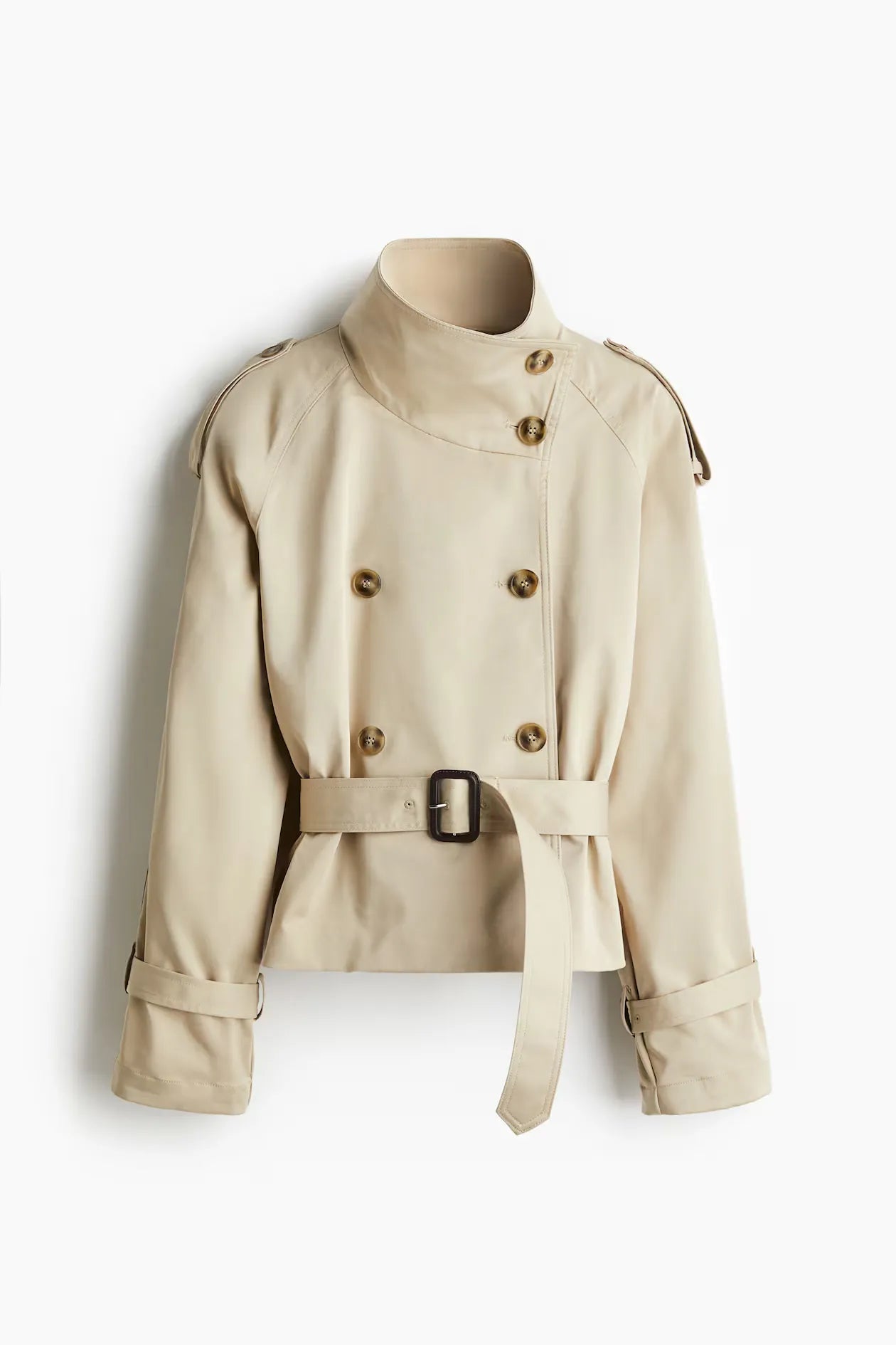 ELARA - Luxe Short Trench Coat