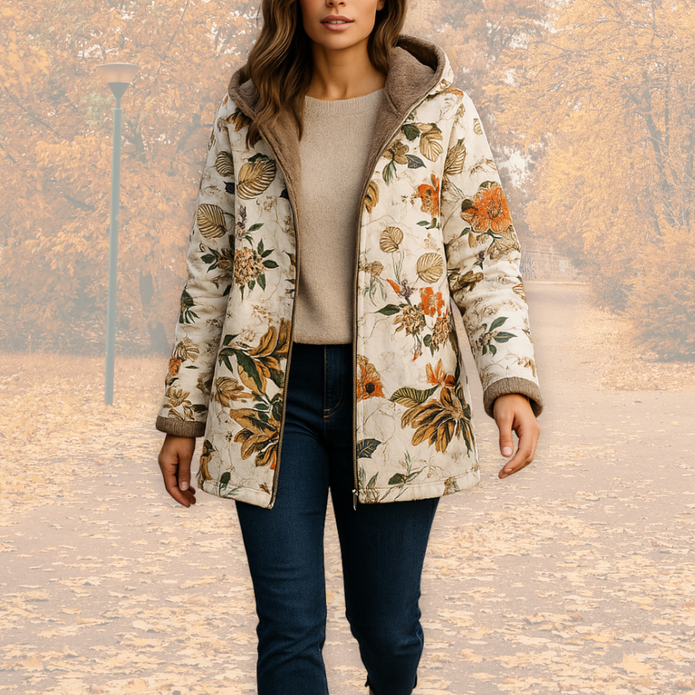 CAMELLIA - Warme jacke mit fleecefutter