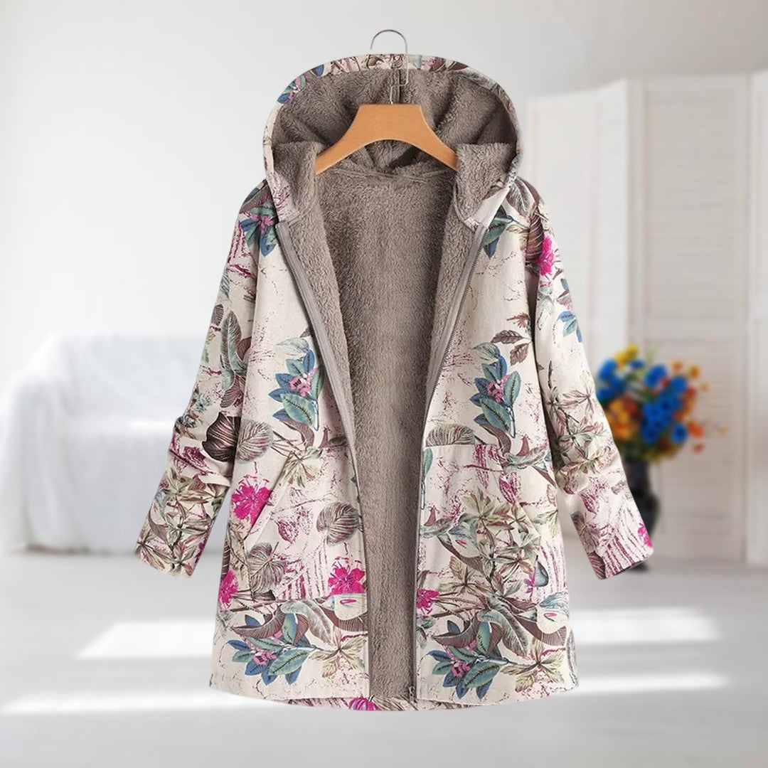 CAMELLIA - Warme jacke mit fleecefutter