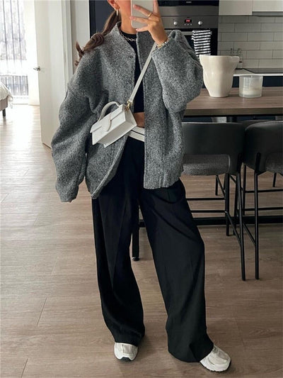 INES - Oversized Bomberjacke