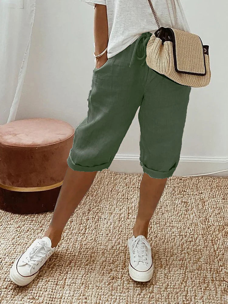 MAE - Leichte Shorts aus Baumwolle und Leinen