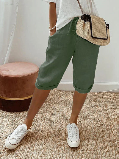 MAE - Leichte Shorts aus Baumwolle und Leinen