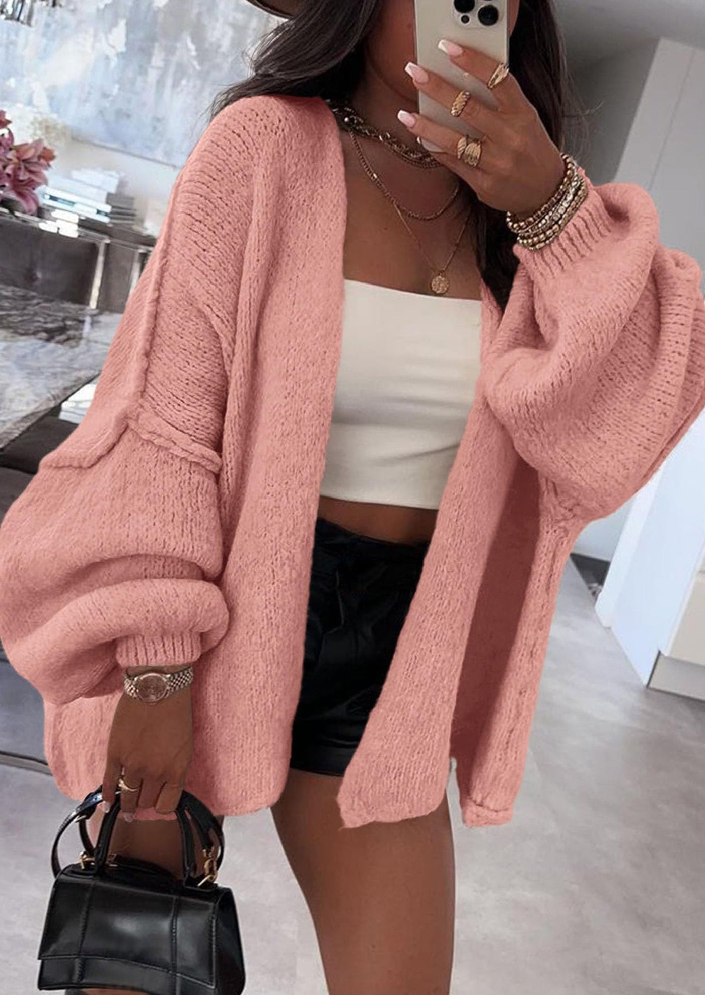 KAROLIN - Oversized Cardigan