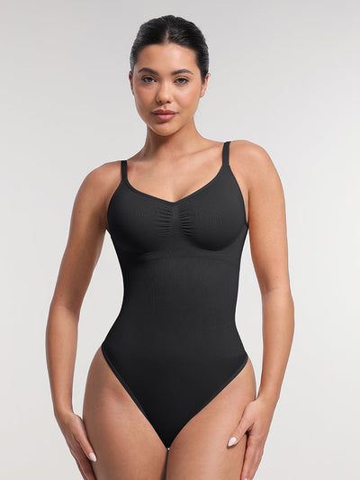 FEMMEHAUS - Skulptierender gepolsterter BH-String-Bodysuit
