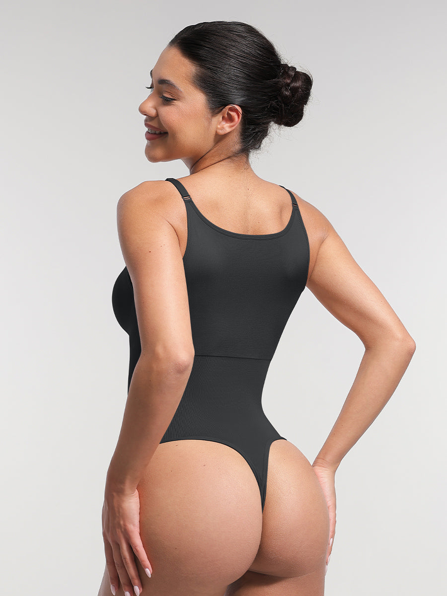 FEMMEHAUS - Skulptierender gepolsterter BH-String-Bodysuit