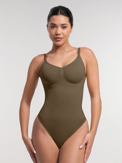 FEMMEHAUS - Skulptierender gepolsterter BH-String-Bodysuit