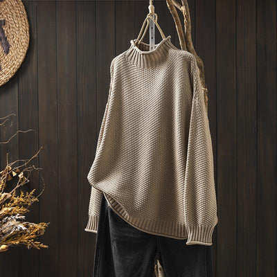 IRSANA - Weicher Strickpullover für den Alltag