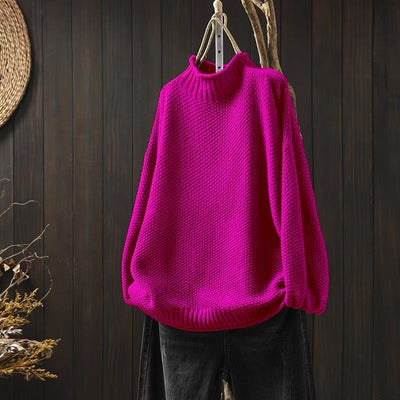 IRSANA - Weicher Strickpullover für den Alltag