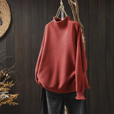 IRSANA - Weicher Strickpullover für den Alltag