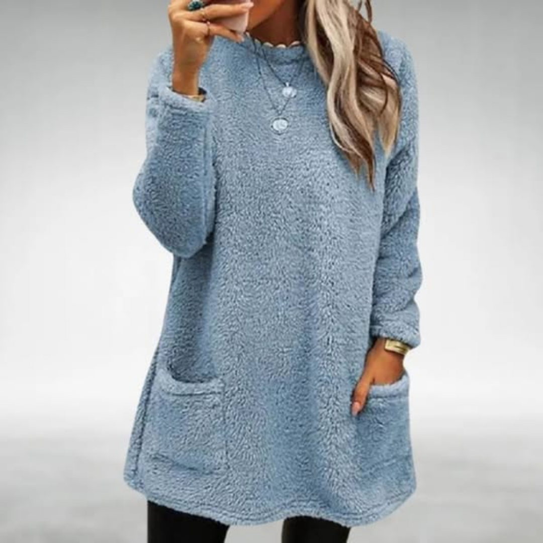 NORA - Fleece-Pullover mit Taschen