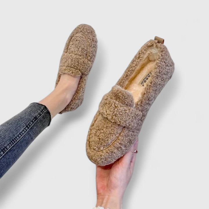 ELODIE - Luxe Lammwolle Pantoffeln Warm & Antirutsch