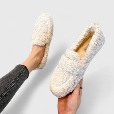 ELODIE - Luxe Lammwolle Pantoffeln Warm & Antirutsch