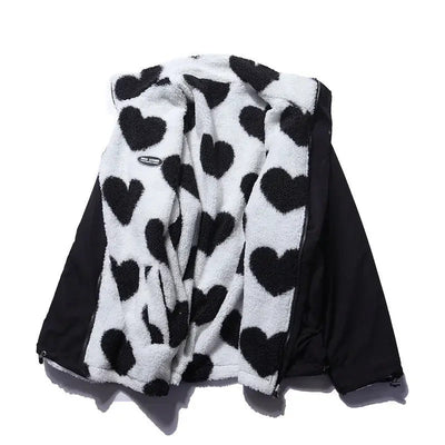 ALMA - Wendbare Jacke mit Herzen