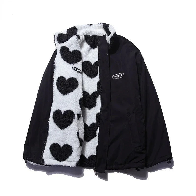 ALMA - Wendbare Jacke mit Herzen