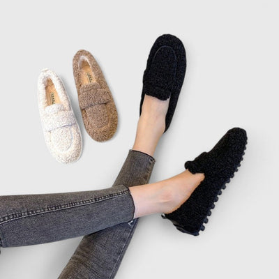 ELODIE - Luxe Lammwolle Pantoffeln Warm & Antirutsch