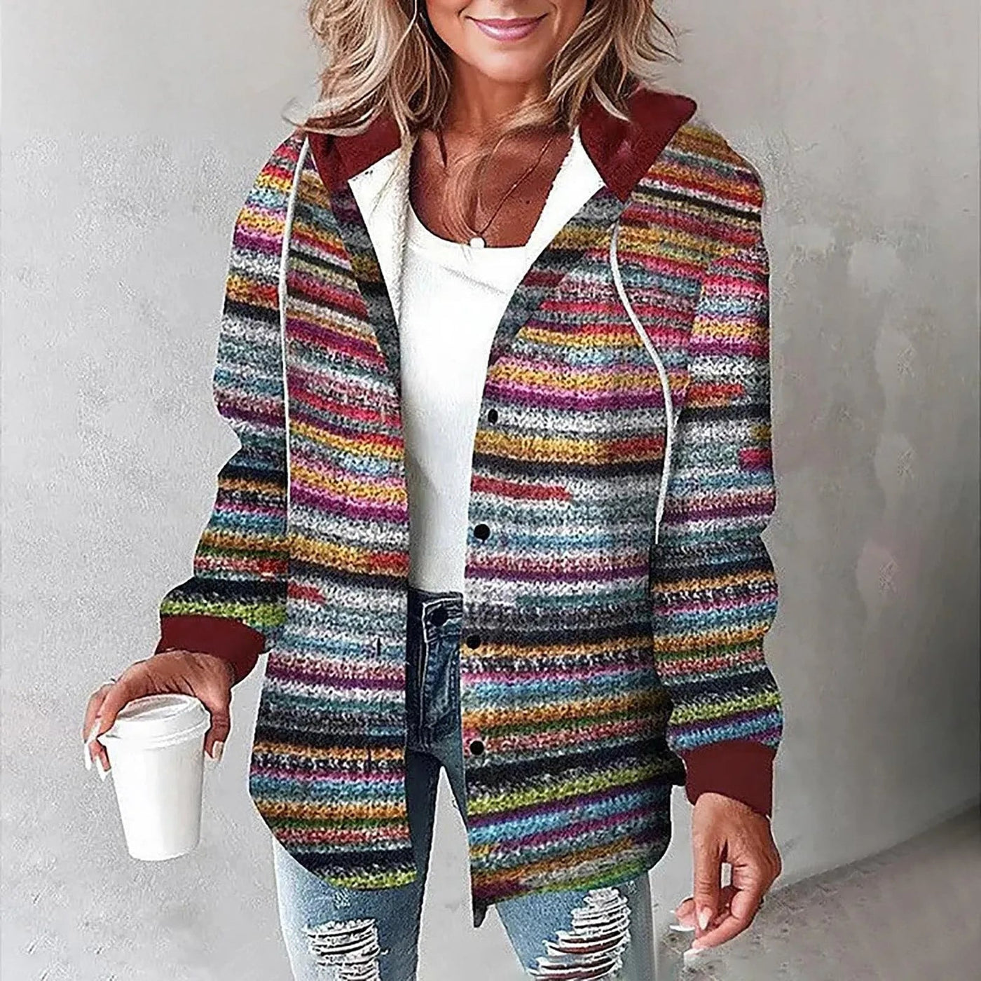 HELGA - Weiche Wärmende Jacke für Perfekte Herbsttage