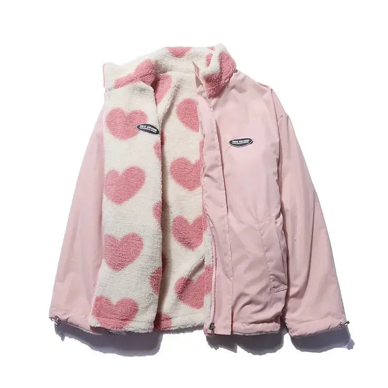 ALMA - Wendbare Jacke mit Herzen