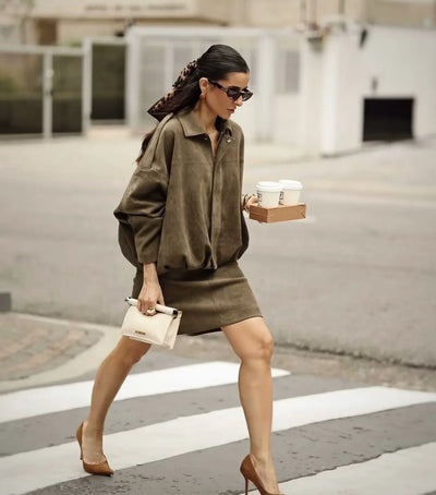 VALERIA - Virale Lederjacke