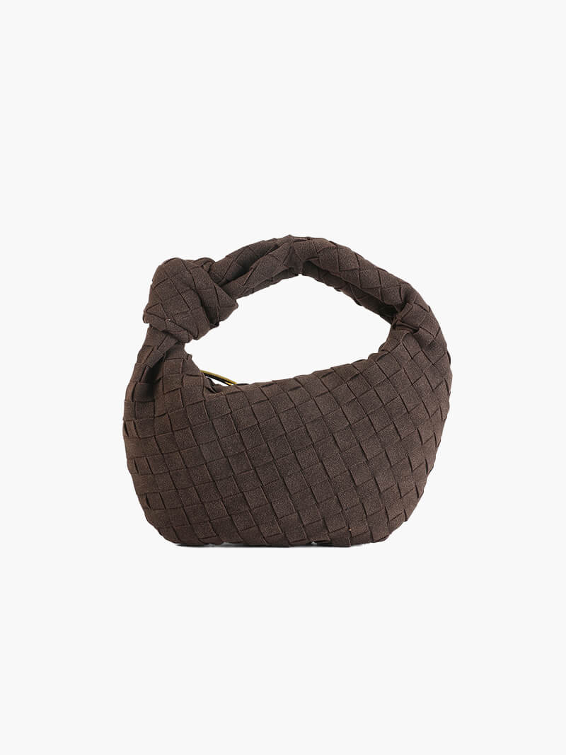 ÉLÉGANTBY™ | Mini sac tissé en daim