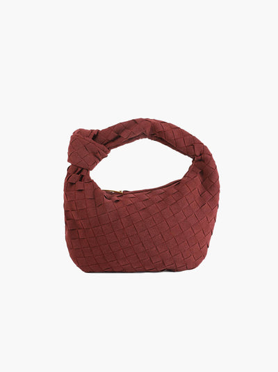 ÉLÉGANTBY™ | Mini sac tissé en daim