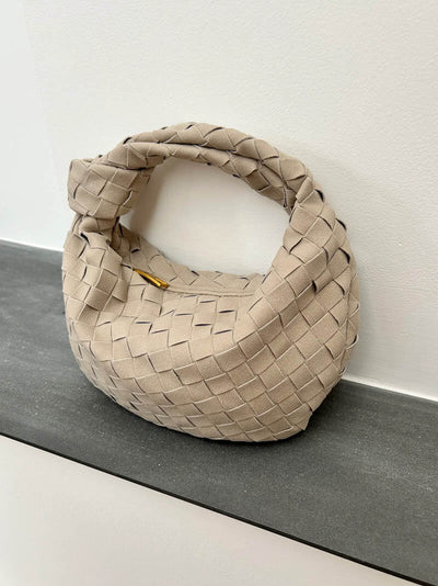 ÉLÉGANTBY™ | Mini sac tissé en daim