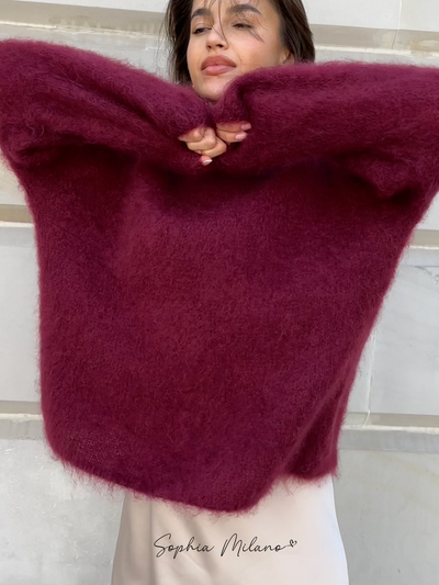 SOPHIA - Mohair Rundhals