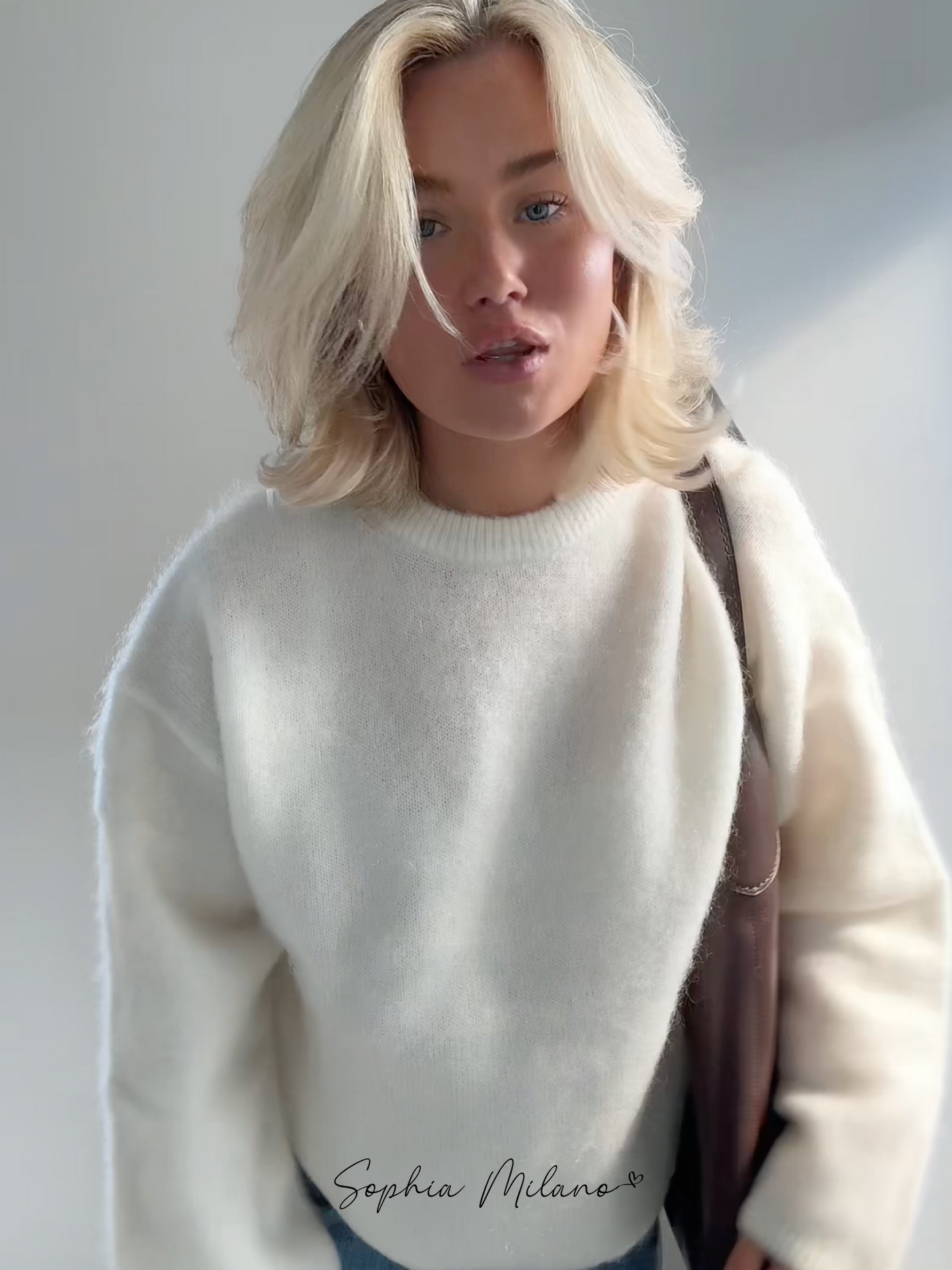 SOPHIA - Mohair Rundhals