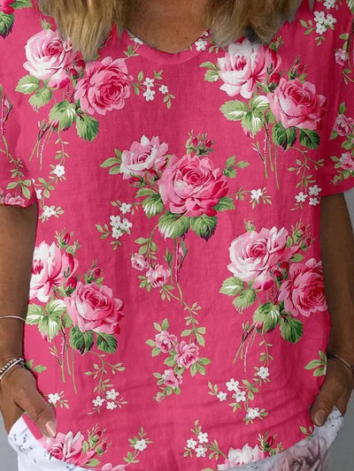 LISA - Künstlerische Blumenbluse