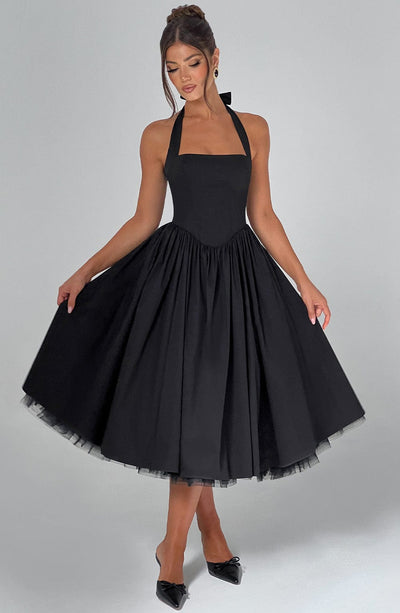 ESTELLE - Verspielt Elegantes Midi-Kleid