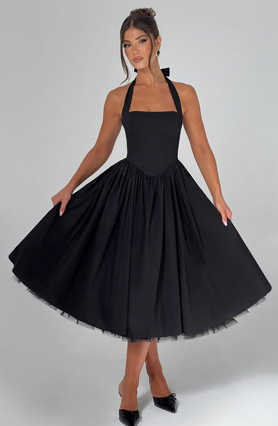 ESTELLE - Verspielt Elegantes Midi-Kleid
