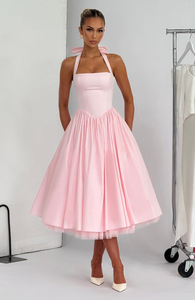 ESTELLE - Verspielt Elegantes Midi-Kleid